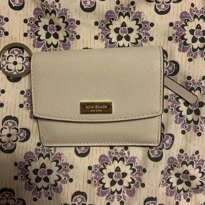 Authentic Kate Spade Nude Keychain wallet